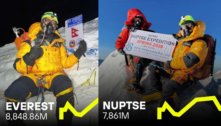 Ngô Hải Sơn: Người Việt Nam đầu tiên lập kỳ tích Everest Triple Crown Ngô Hải Sơn: Người Việt Nam đầu tiên lập kỳ tích Everest Triple Crown