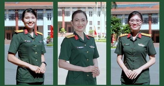 Những nữ quân nhân mang khát vọng tuổi trẻ tới Đại hội Đoàn toàn quốc