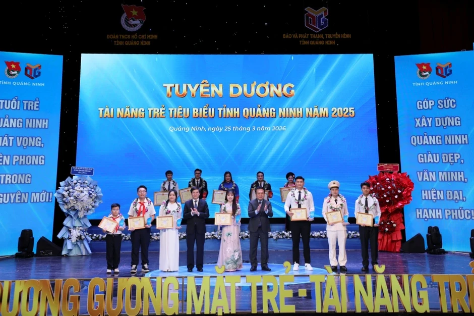 Quảng Ninh tuyên dương gương mặt trẻ tiêu biểu 2025 Quảng Ninh tuyên dương gương mặt trẻ tiêu biểu 2025