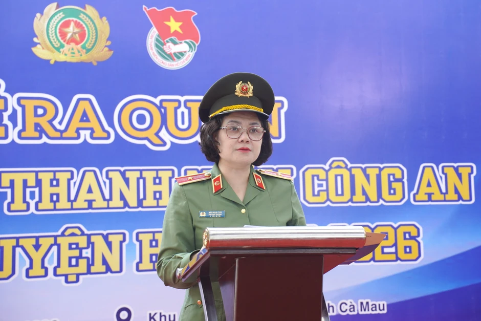 Ra mắt 6 đội hình thanh niên Công an tình nguyện hè năm 2026 Ra mắt 6 đội hình thanh niên Công an tình nguyện hè năm 2026