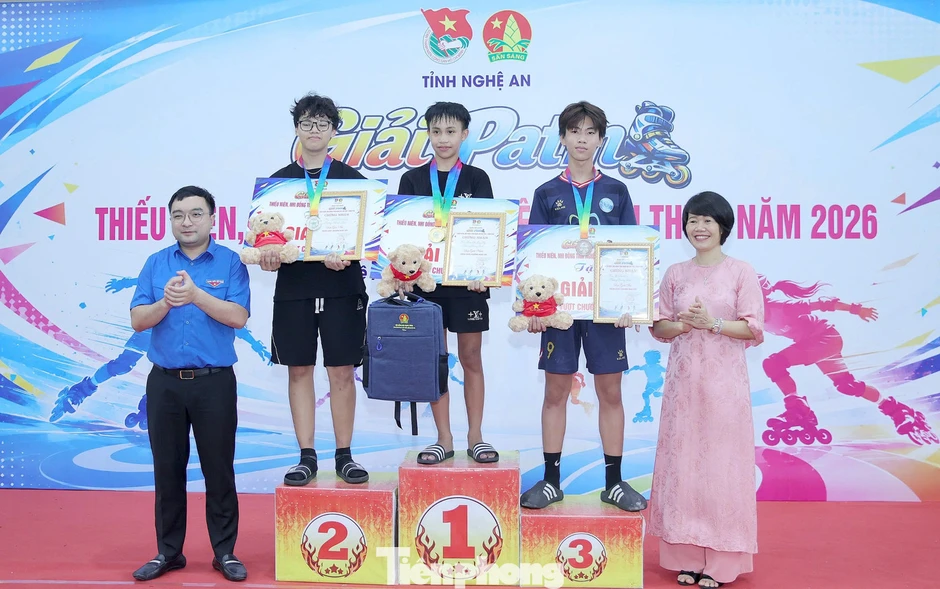 Sôi động đường đua Patin đầu tiên dành cho thiếu nhi Nghệ An