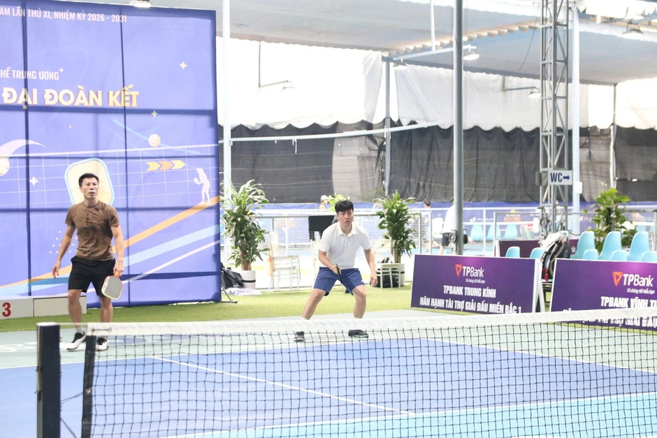 Sôi nổi giải pickleball thanh niên 'Đại đoàn kết' Sôi nổi giải pickleball thanh niên 'Đại đoàn kết'