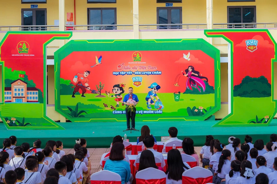 Sôi nổi ngày hội thiếu nhi Việt Nam học tập tốt, rèn luyện chăm