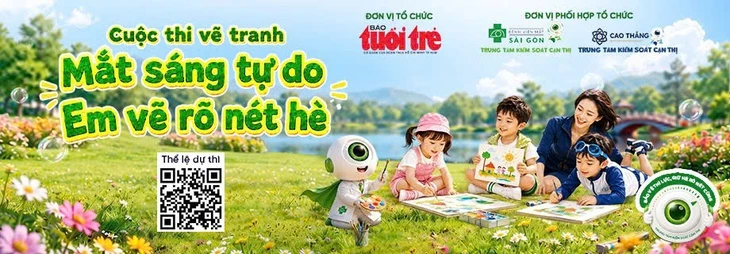 Thiếu nhi thi vẽ tranh, tổng giải thưởng 150 triệu đồng Thiếu nhi thi vẽ tranh, tổng giải thưởng 150 triệu đồng