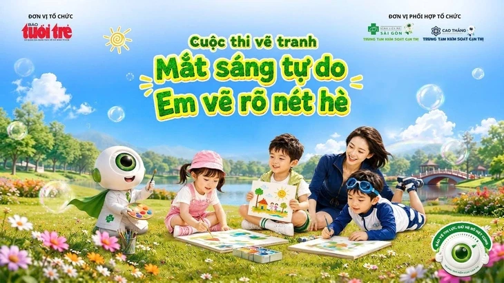 Thiếu nhi thi vẽ tranh, tổng giải thưởng 150 triệu đồng Thiếu nhi thi vẽ tranh, tổng giải thưởng 150 triệu đồng