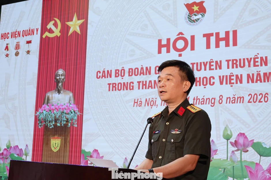 Thủ lĩnh Đoàn Học viện Quân y đua tài Thủ lĩnh Đoàn Học viện Quân y đua tài