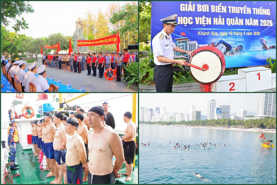 Thuyền trưởng Hải quân giành ngôi quán quân bơi biển 3km Thuyền trưởng Hải quân giành ngôi quán quân bơi biển 3km