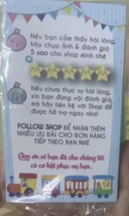 'Tim yếu lắm, đừng đánh giá 1 sao': Lời nhắn quen thuộc của chủ shop online 'Tim yếu lắm, đừng đánh giá 1 sao': Lời nhắn quen thuộc của chủ shop online