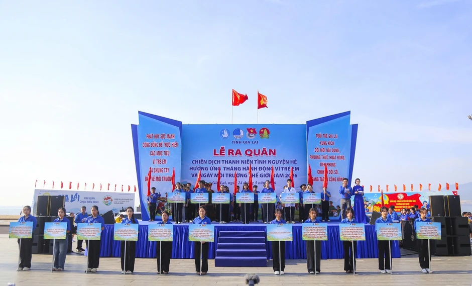 Tỉnh đoàn Gia Lai huy động 200.000 lượt đoàn viên, thanh niên tham gia tình nguyện