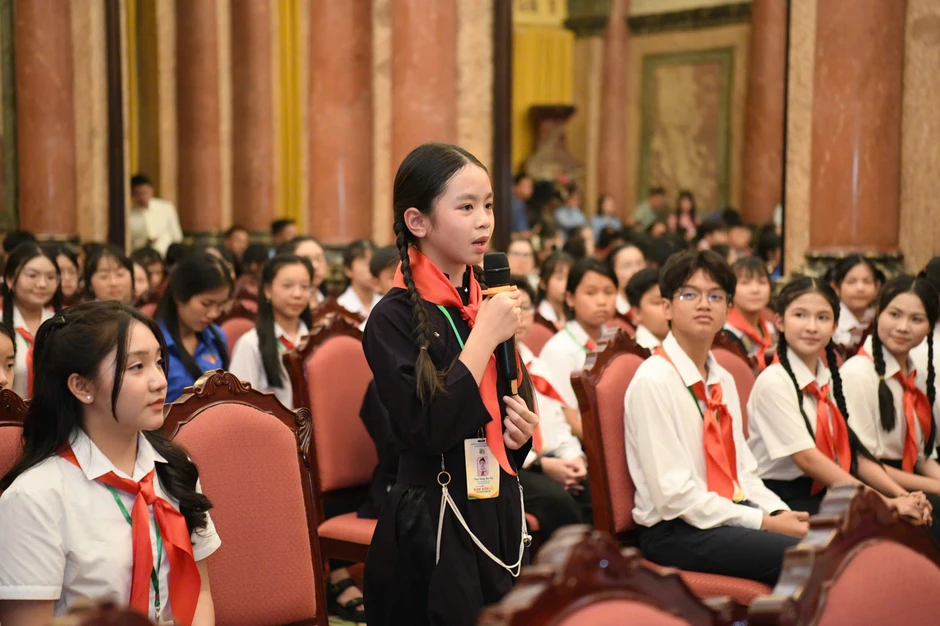 Tổng Bí thư, Chủ tịch nước Tô Lâm gặp mặt 85 đội viên tiêu biểu Tổng Bí thư, Chủ tịch nước Tô Lâm gặp mặt 85 đội viên tiêu biểu