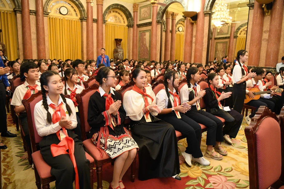 Tổng Bí thư, Chủ tịch nước Tô Lâm gặp mặt 85 đội viên tiêu biểu Tổng Bí thư, Chủ tịch nước Tô Lâm gặp mặt 85 đội viên tiêu biểu