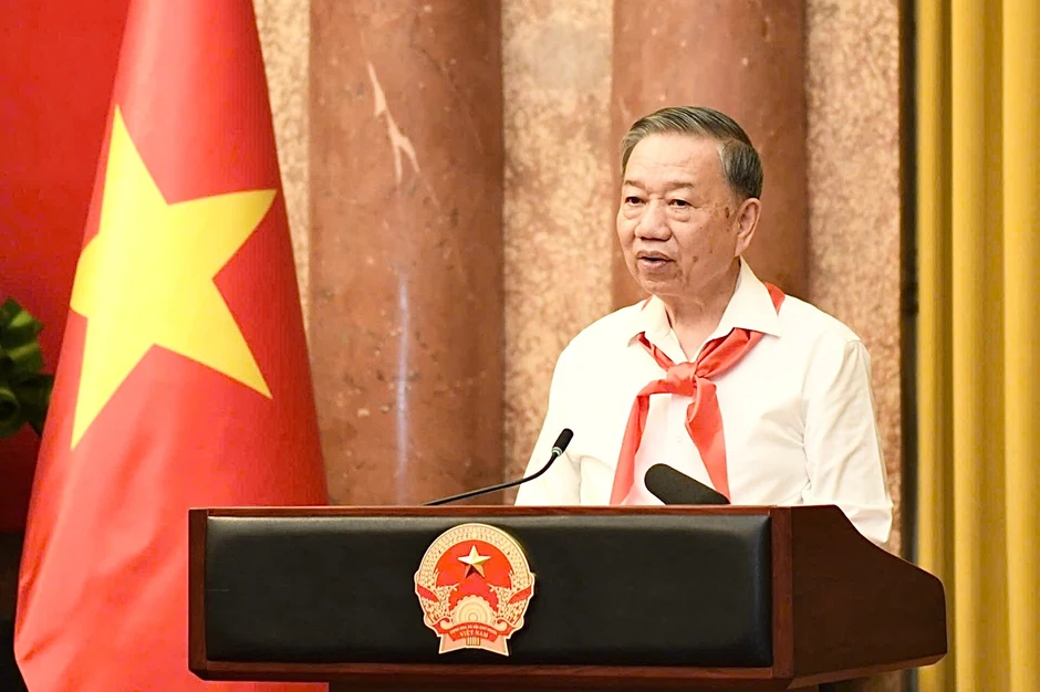 Tổng Bí thư, Chủ tịch nước Tô Lâm: 'Phấn đấu hôm nay là đội viên tốt, ngày mai là công dân tốt' Tổng Bí thư, Chủ tịch nước Tô Lâm: 'Phấn đấu hôm nay là đội viên tốt, ngày mai là công dân tốt'
