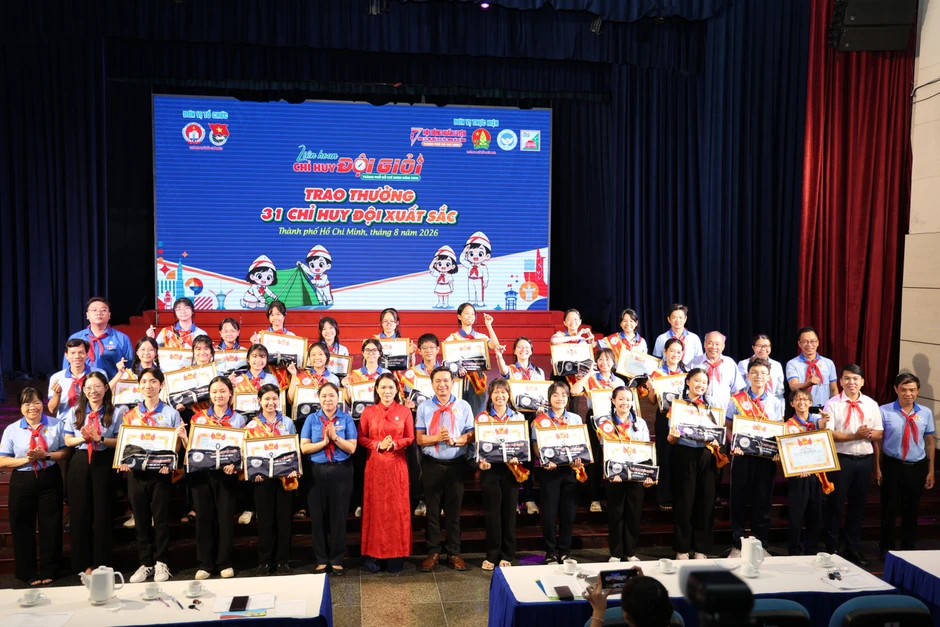 TPHCM vinh danh, khen thưởng hơn 100 Chỉ huy Đội tiêu biểu