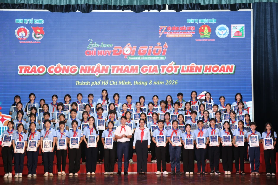 TPHCM vinh danh, khen thưởng hơn 100 Chỉ huy Đội tiêu biểu