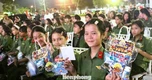 Trung thu đầu tiên dưới mái trường Công an