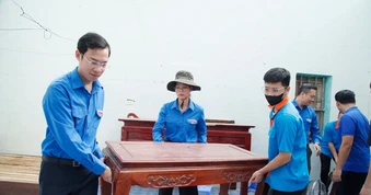 Tuổi trẻ Bắc Ninh đội nắng 40 độ, tăng tốc mặt bằng sân bay Gia Bình