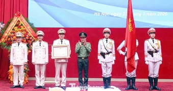 Tuổi trẻ Bộ Công an đón nhận Huân chương Bảo vệ Tổ quốc hạng Nhất