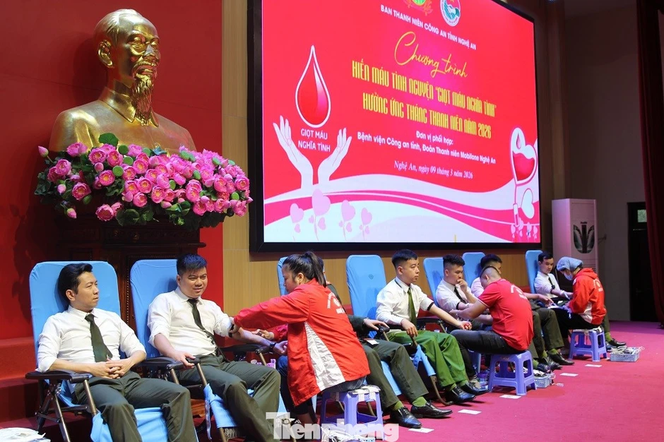 Tuổi trẻ Công an Nghệ An ra quân cao điểm Tháng Thanh niên 2026