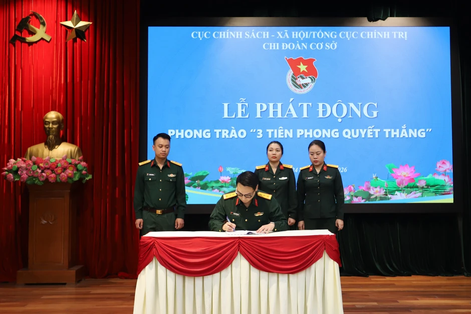 Tuổi trẻ Cục Chính sách - Xã hội thi đua ‘3 Tiên phong quyết thắng’