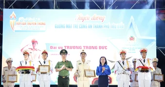 Tuyên dương 30 Gương mặt trẻ tiêu biểu Công an TPHCM