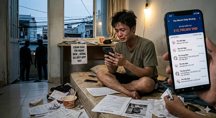 Vay nợ hàng trăm triệu đồng, làm sao để dứt điểm vòng xoáy ‘app đen’? Vay nợ hàng trăm triệu đồng, làm sao để dứt điểm vòng xoáy ‘app đen’?
