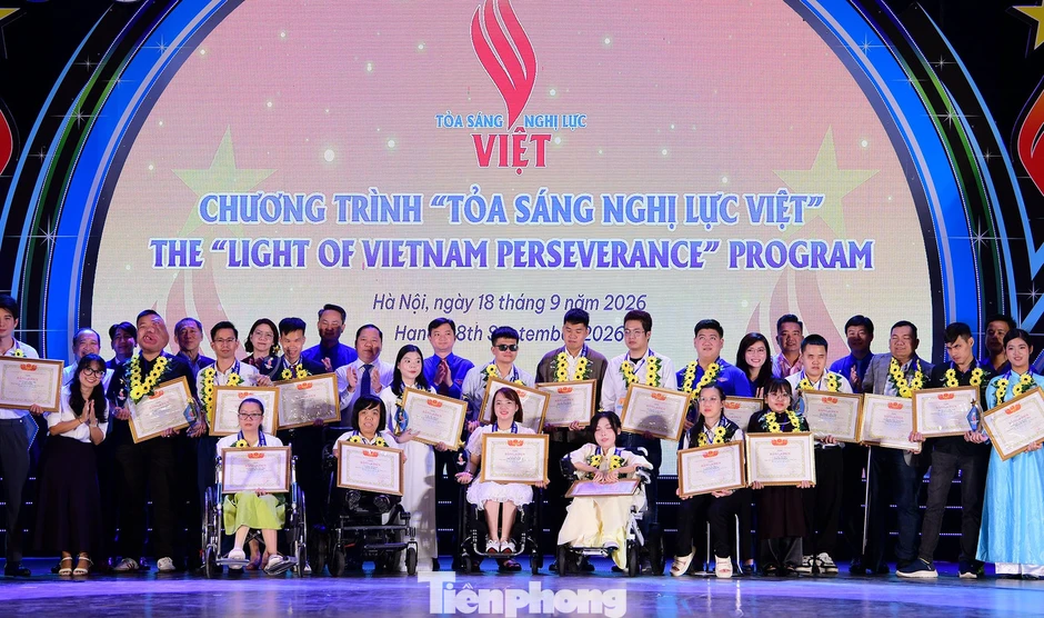 Vinh danh 26 gương thanh niên 'Tỏa sáng Nghị lực Việt' năm 2026 Vinh danh 26 gương thanh niên 'Tỏa sáng Nghị lực Việt' năm 2026