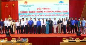 Vĩnh Long tổ chức đối thoại thúc đẩy sinh viên khởi nghiệp đổi mới sáng tạo