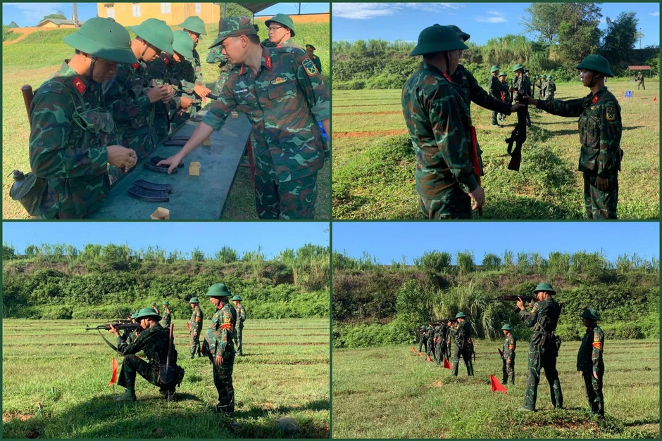 Vượt nắng lửa thao trường, tân binh Trung đoàn Tu Vũ hoàn thành tốt ‘3 tiếng nổ’