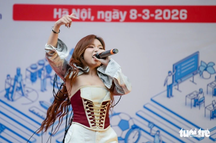 ‘Em xinh’ DANMY mang bản rap mới toanh đến Ngày hội tư vấn tuyển sinh 2026
