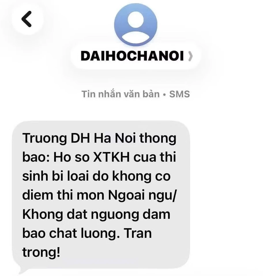 147 thí sinh bị loại khỏi diện xét tuyển vào Trường ĐH Hà Nội 147 thí sinh bị loại khỏi diện xét tuyển vào Trường ĐH Hà Nội