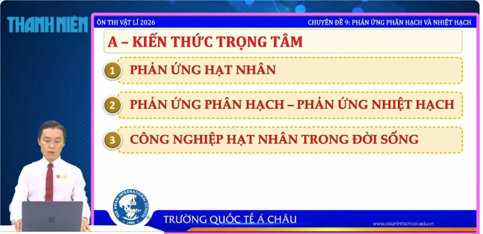 Bí quyết ôn thi tốt nghiệp THPT đạt điểm cao: Ứng dụng của vật lý hạt nhân Bí quyết ôn thi tốt nghiệp THPT đạt điểm cao: Ứng dụng của vật lý hạt nhân