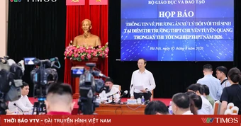 Bộ GD&ĐT: Thi lại tại Tuyên Quang không ảnh hưởng quyền lợi thí sinh