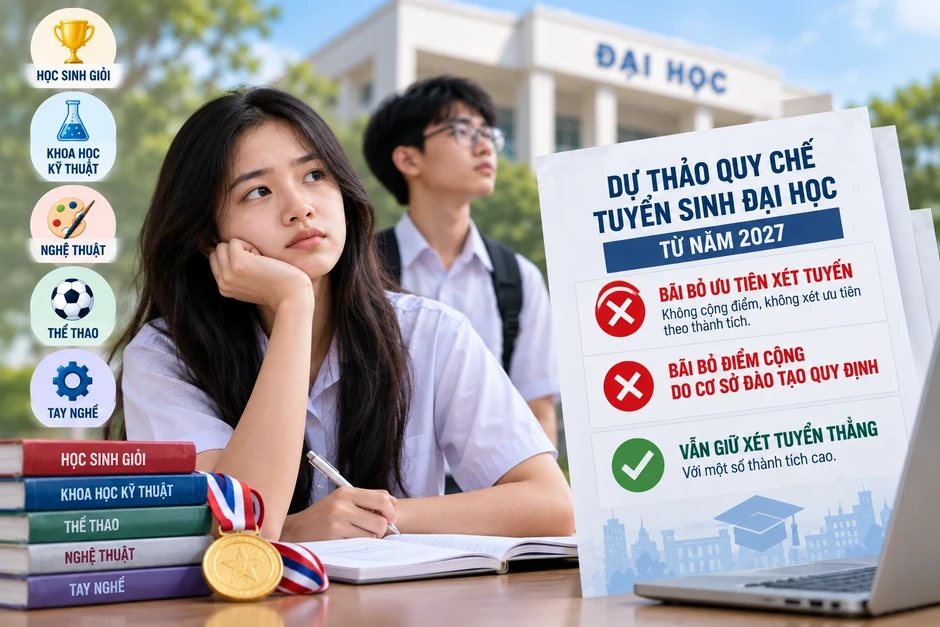Bỏ ưu tiên xét tuyển, nhiều nhóm học sinh giỏi quốc gia "mất quyền lợi"