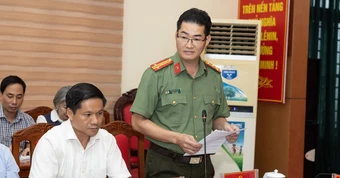 Clip Công an tỉnh thông tin về sai phạm tại điểm thi THPT Chuyên Tuyên Quang