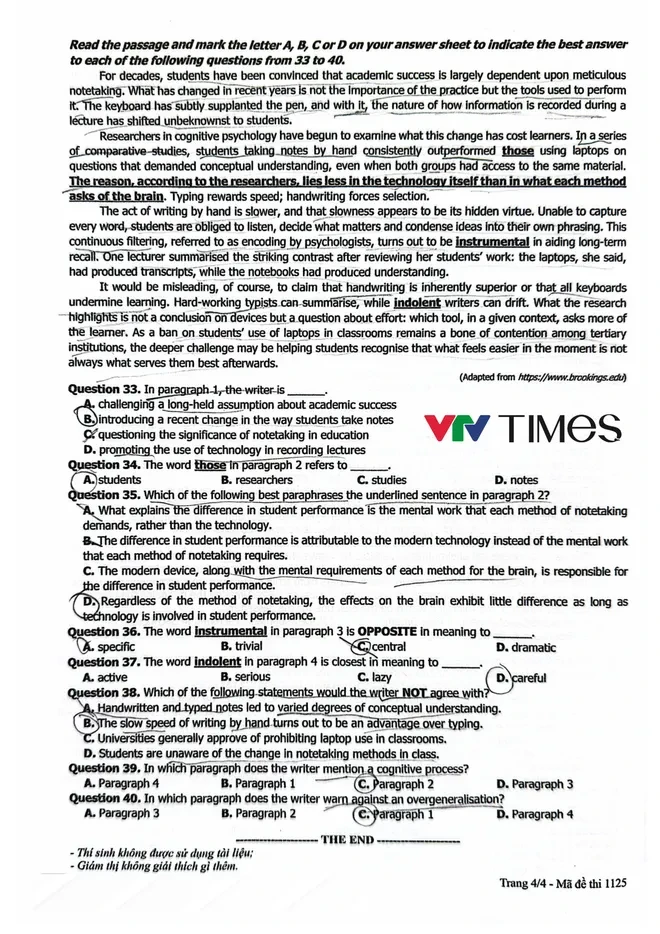 Đề thi Tiếng Anh tốt nghiệp THPT 2026 giảm độ khó, tiếp tục đánh giá năng lực sử dụng ngôn ngữ Đề thi Tiếng Anh tốt nghiệp THPT 2026 giảm độ khó, tiếp tục đánh giá năng lực sử dụng ngôn ngữ