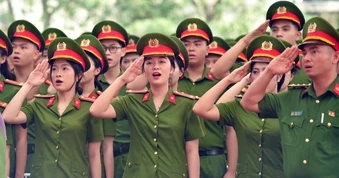 Điểm chuẩn Học viện Cảnh sát nhân dân là 24,42 đối với nữ