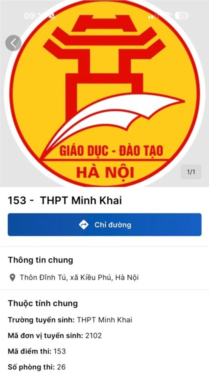 Hà Nội tích hợp bản đồ số điểm thi lớp 10 trên iHanoi, tránh thí sinh đi nhầm