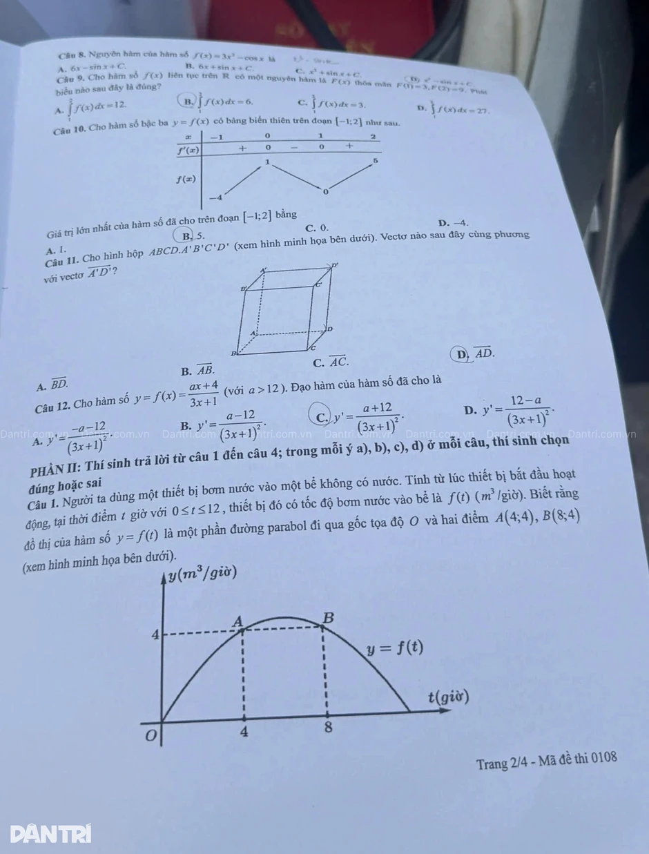 Nhận định đề toán và văn thi lại ở THPT chuyên Tuyên Quang Nhận định đề toán và văn thi lại ở THPT chuyên Tuyên Quang