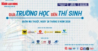 Sáng nay, "Đưa trường học đến thí sinh" tại Đắk Lắk