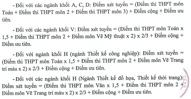 Trường đại học Kiến trúc TP.HCM giảm phương thức xét tuyển Trường đại học Kiến trúc TP.HCM giảm phương thức xét tuyển