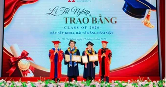 Trường ĐH Quốc tế Hồng Bàng có khóa bác sĩ y khoa đầu tiên tốt nghiệp