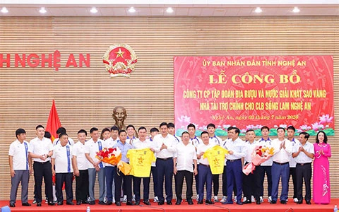 SLNA có nhà tài trợ mới SLNA có nhà tài trợ mới