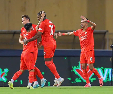 Tường thuật Công an Hà Nội 5-0 Công an TP.HCM
