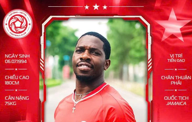 Viettel chiêu mộ thành công Rimario Gordon Viettel chiêu mộ thành công Rimario Gordon