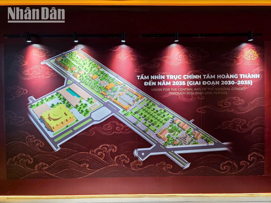[Ảnh] Cận cảnh mô hình phục dựng của Điện Kính Thiên tại Hoàng thành Thăng Long