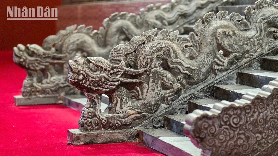 [Ảnh] Cận cảnh mô hình phục dựng của Điện Kính Thiên tại Hoàng thành Thăng Long