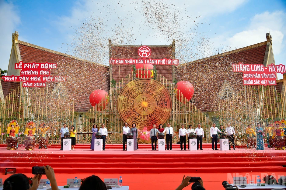 [Ảnh] Lễ phát động "Ngày văn hóa Việt Nam năm 2026"