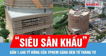 "Siêu sân khấu" gần 1.400 tỷ đồng của TPHCM sáng đèn từ tháng 4 tới