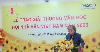9 tác giả nhận hơn 200 triệu đồng Giải thưởng Văn học Hội Nhà văn 2025
