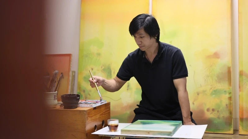 Ánh mắt vùng cao và những khoảng lặng trong tranh màu nước Ánh mắt vùng cao và những khoảng lặng trong tranh màu nước